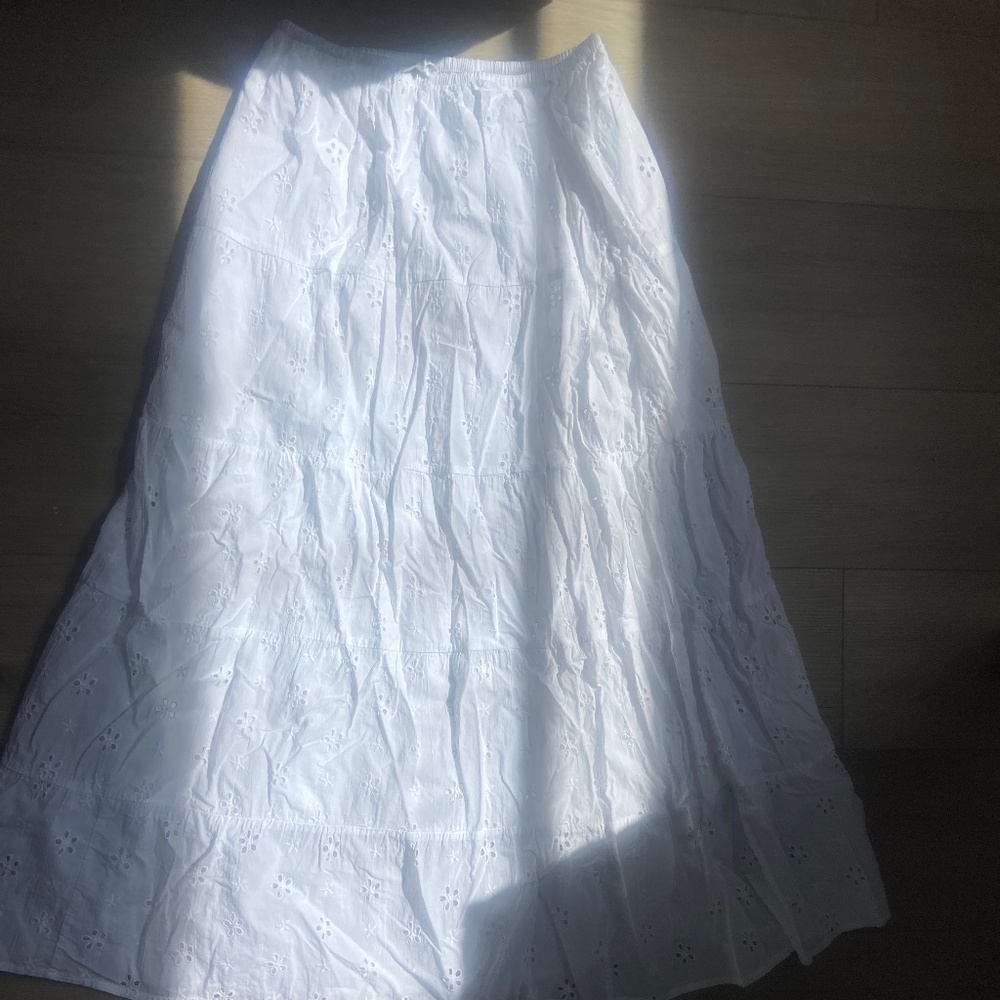 Hollister White Skirt